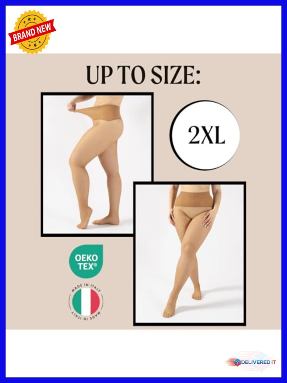 Seamless Sheer Tights, 15 Denier, Comfort Waistband, Pantyhose - Picture 3 of 5
